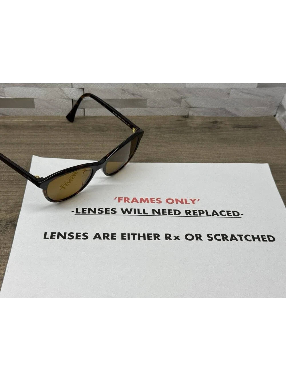 RALPH LAUREN Sunglasses RA5336U Dark Havana Brown Tortoise 54/17/145 FRAMES ONLY